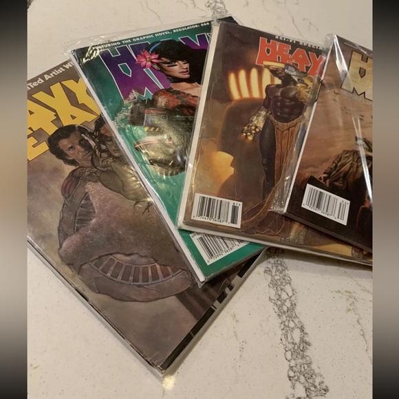 Vintage HEAVY METAL MAGAZINE  1983- 2018 LOT of 5 ILLUSTRATED FANTASY Collection - Picture 3 of 15